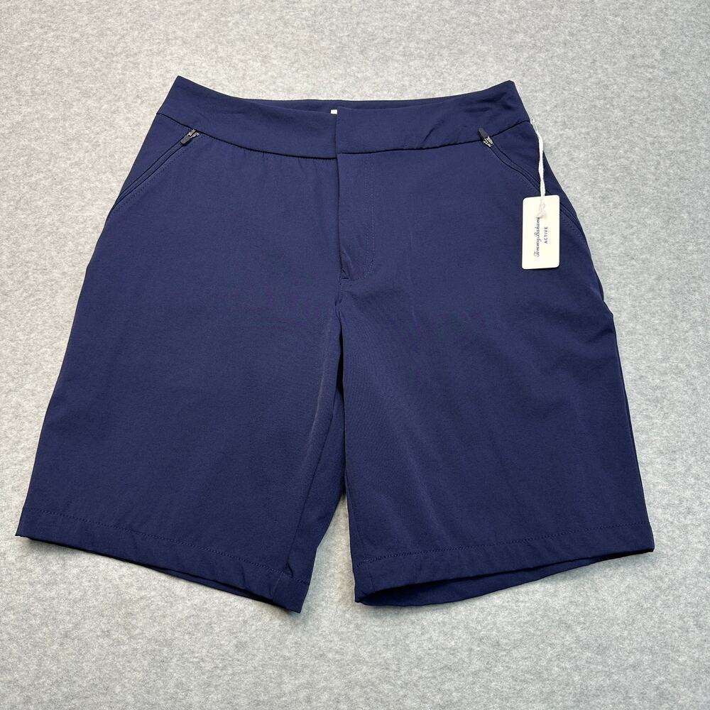 Tommy Bahama Bermuda Shorts WMNS S Blue Stretch High Rise Active Golf Minimalist